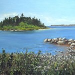 “Drummond Island Park”; image size 10 ¼ x 16 1/2” price: Sold