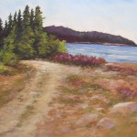 “Drummond Island Two Track”; image size 11 ¾ x 17 1/2” price: $525.00