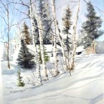 “February in Sault Sainte Marie” image size: 10 3/4 x 15” price: $35.00