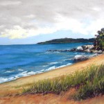 “Lake Huron Shoreline”; image size 9 ½ x 15 1/2” price: $325.00