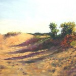 “Leland Beach”; image size 14 ¾ x 21” price: $525.00