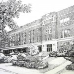“Sault Sainte Marie High School” 1959 image size: 7 x 9” price: $35.00