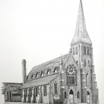 “Saint Mary's Pro-Cathedral” Sault Sainte Marie, Mi. image size: 13 x 16” price: $40.00