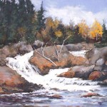 Chippewa River, soft pastel; 16" x 22"; $525.00
